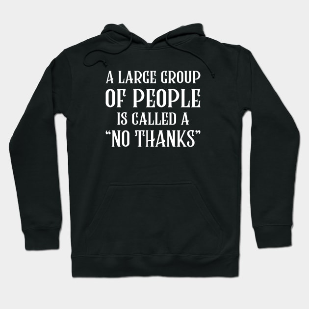 Large Group Of People Hoodie by LuckyFoxDesigns